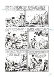 Planche originale - Planche de Marco Polo