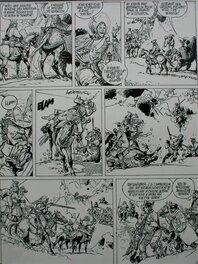 Franz - L'attaque du convoi - Planche originale