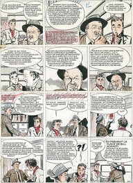 Eddy Paape - Marc Dacier n° 3, « Au-delà du Pacifique », planche 5, 1959. - Comic Strip