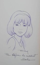 Dédicace de Leloup pour Yoko Tsuno - Le 7e Code