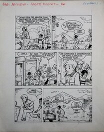 Pierre Lacroix - Bibi Fricotin - sacré Robert pl 36 - Comic Strip