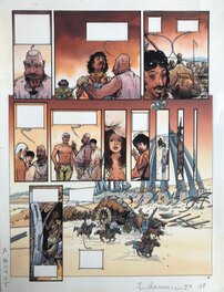 André Houot - Septentryon tome 1 pl 18 mise en couleur - Mise en couleur
