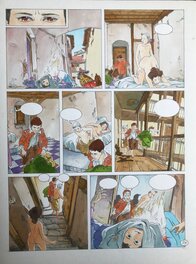 Daniel Redondo - La marque de la sorcière - mise en couleur originale pl 26 - Original art