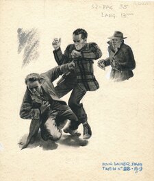 René Follet - René Follet | 1955 | Tintin: Pour sauver Dani - Illustration originale