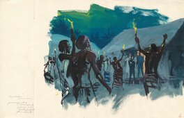 René Follet - René Follet | 1963 | Koude oorlog in Samaya (4) [prelim] - Original art