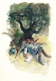 René Follet - René Follet | 1999 | Don Quichote - Illustration originale
