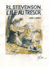 René Follet - René Follet | 2013 | L'île au trésor: etude couverture (2) - Œuvre originale