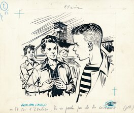 René Follet - René Follet | 1959 | Mon ami Carlo - Original Illustration