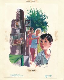 René Follet - René Follet | 1964 | Le maître de la Barthelasse 127 - Illustration originale
