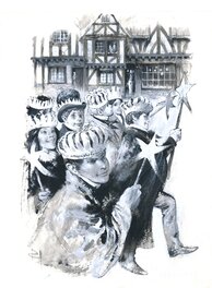René Follet - René Follet | 1992 | Les joyeux contes dIngoldsby: Les fetes des roi - Original Illustration