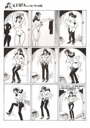 Jordi Bernet - Clara de Noche - Dressing - Planche originale