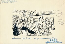 René Follet - René Follet | 1949 | L’Ile au trésor - Original Illustration