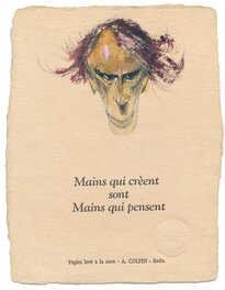 René Follet - René Follet | 1965 (ca) | Mains qui crèent sont Mains que pensent - Original art