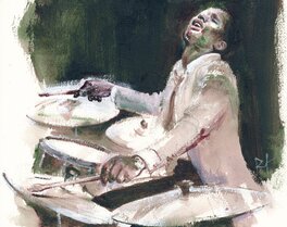 René Follet - René Follet | 1995 (ca) | Play that jazz - Illustration originale