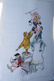 François Boucq - Affiche du festival BD Huy 2002 - Original Illustration