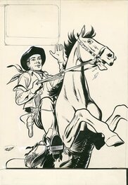 René Follet - René Follet | 1954 | Tintin: Rocky Bill - Couverture originale