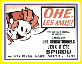 Publicité pour le Cirque Spirou. Publicité pour le Cirque Spirou.