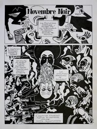 David B. - Les meilleurs ennemis - Une histoire des relations entre les États-Unis et le Moyen-Orient - Deuxième partie 1953/1984 - Planche originale