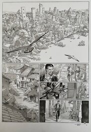 Frédéric Genêt - Genêt -  Planche de project -  Gagner La Guerre - Planche originale