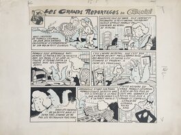 G.B. Baray - Les Grands Reportages de Criquibi - Planche originale