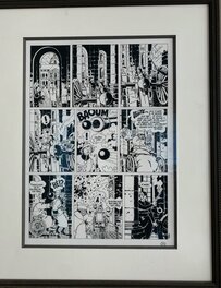 Jacques Tardi - Tardi - Adéle Blanc Sec - T8 "Le mystère des profondeurs" - pl.23 - Planche originale