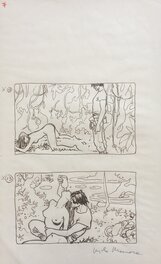 Milo Manara - Le Déclic - Planche originale