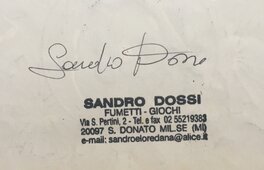 Signature au dos Signature au dos