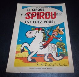 Publicité pour le Cirque Spirou.