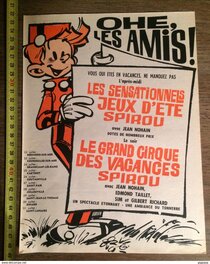 Publicité pour le Cirque Spirou. Publicité pour le Cirque Spirou.