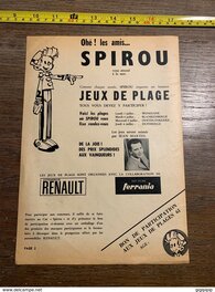 Publicité pour le Cirque Spirou. Publicité pour le Cirque Spirou.