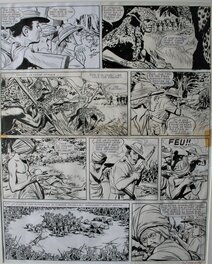 José Larraz - Attaque des hommes léopards - Planche originale