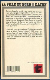4Ème Plat du Livre de Elisabeth Lynn La Fille du Nord Tome 2 , Éo Titres SF N°58 de 1982 . 4Ème Plat du Livre de Elisabeth Lynn La Fille du Nord Tome 2 , Éo Titres SF N°58 de 1982 .