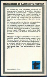 4Ème Plat du Livre de Théodore Sturgeon Amour , impair et Manque , Éo Titres SF N°36 de 1981 .