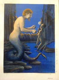 Couverture Originale de Théodore Sturgeon Amour , impair et Manque au Format entier de 20,5 X 30 Cm .. Couverture Originale de Théodore Sturgeon Amour , impair et Manque au Format entier de 20,5 X 30 Cm ..
