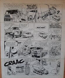 Peter Glay - Jeff poilour et Jojo molette - Planche originale