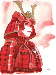 Galou - Onna Bugeisha - Original Illustration