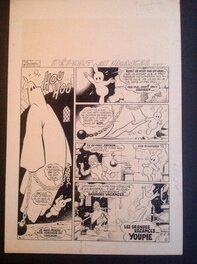 Comic Strip - Cézard Arthur Le Fantôme Planche Originale 1 DÉPART EN VACANCES... + Long Envoi au Dos de La Planche...