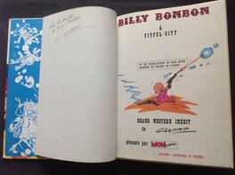 Un Bel Envoi de Cezard dans La BD Billy BonBon 1 à Fitful-City - Éo Mon Journal de 1er Trimestre 1973 .