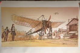 Paul Salomone - Margot dans les airs - Original Illustration