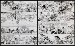 Planche originale - 2017 - Tome 10 du Bouncer - Le Rio Grande !