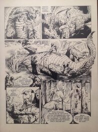 Planche originale - Brocal Remohi Taar 2 Le Rebelle Planche Originale 9 Le Phare de La Vie - BD Éo Dargaud 1977