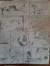 Fred - Scénario - Valentin le vagabond- L'alchimiste - Planche originale