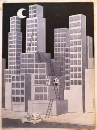 Guillermo Mordillo - Sortie nocturne - Comic Strip