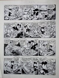 Marten Toonder - Panda - le maître explorateur pl 4 - Planche originale