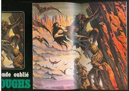 Le Livre Tirage Normal du CASPAK 1 de Edgar Rice Burroughs et Poster Couverture de Gal en 3 Volets .