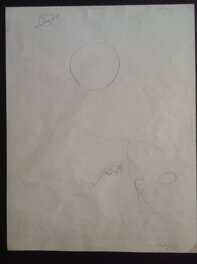 Verso de La Couverture Originale avec un Crayonné Sympa . Verso de La Couverture Originale avec un Crayonné Sympa .