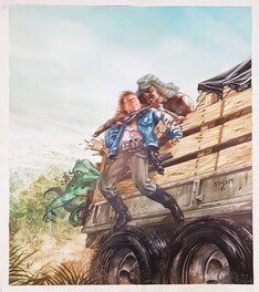 Dave Dorman - Torg : La carte de la destinée - Illustration originale