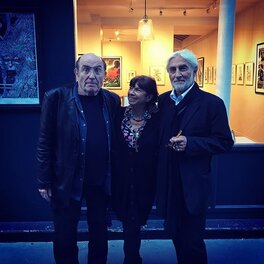 Philippe Druillet , Marie Mallard et Jean-Michel Nicollet . Philippe Druillet , Marie Mallard et Jean-Michel Nicollet .