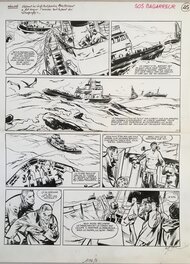 Alain Brisant / S.O.S. Bagarreur - Planche originale