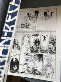 Planche originale reproduite dans l'édition Black & White